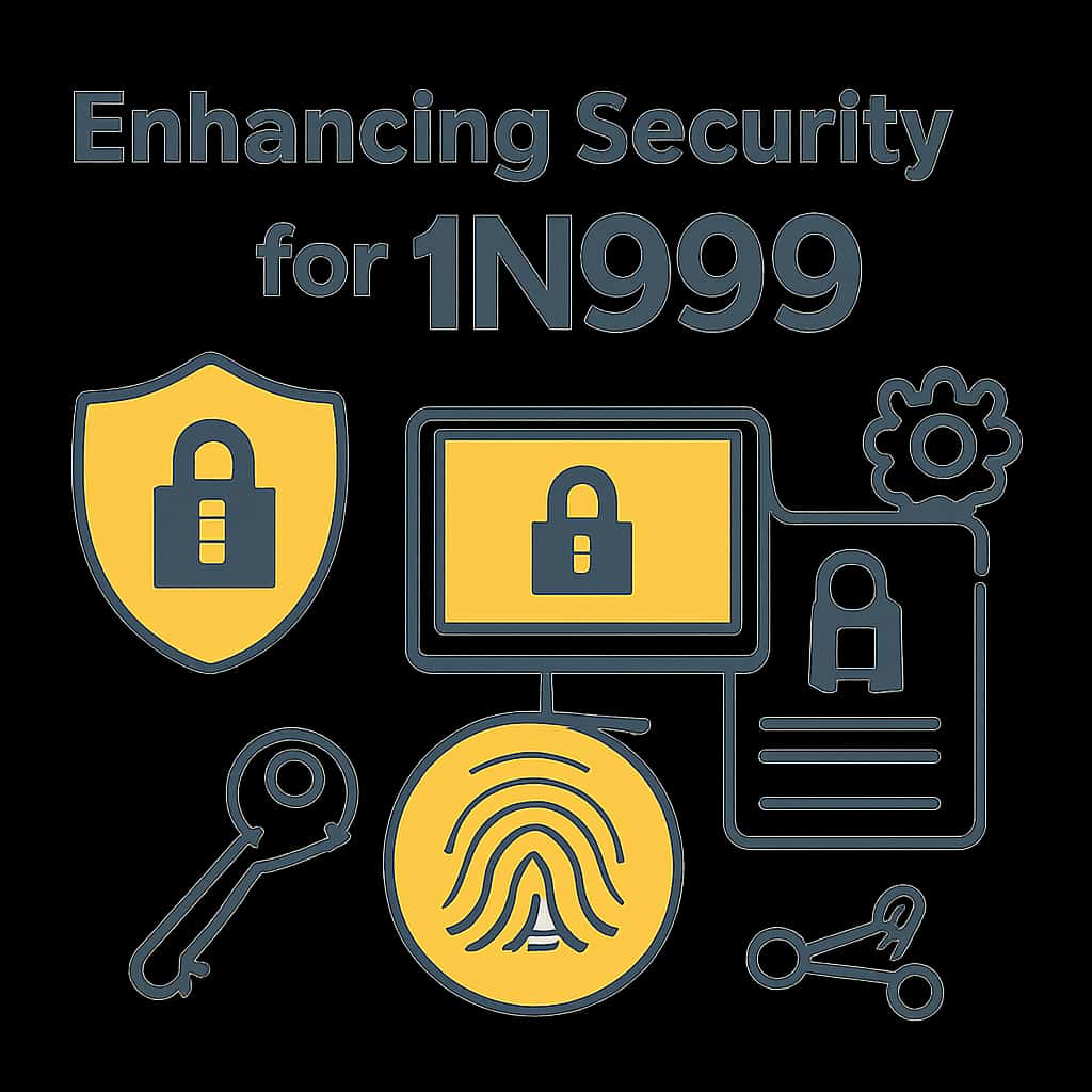 Diagram illustrating security measures for IN999.
