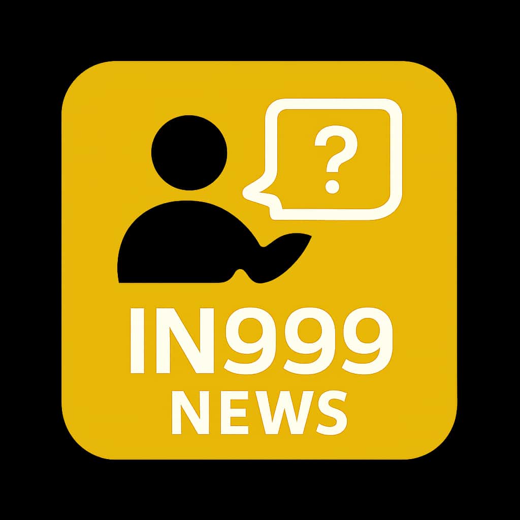 An icon symbolizing IN999 News with a clean and professional style.