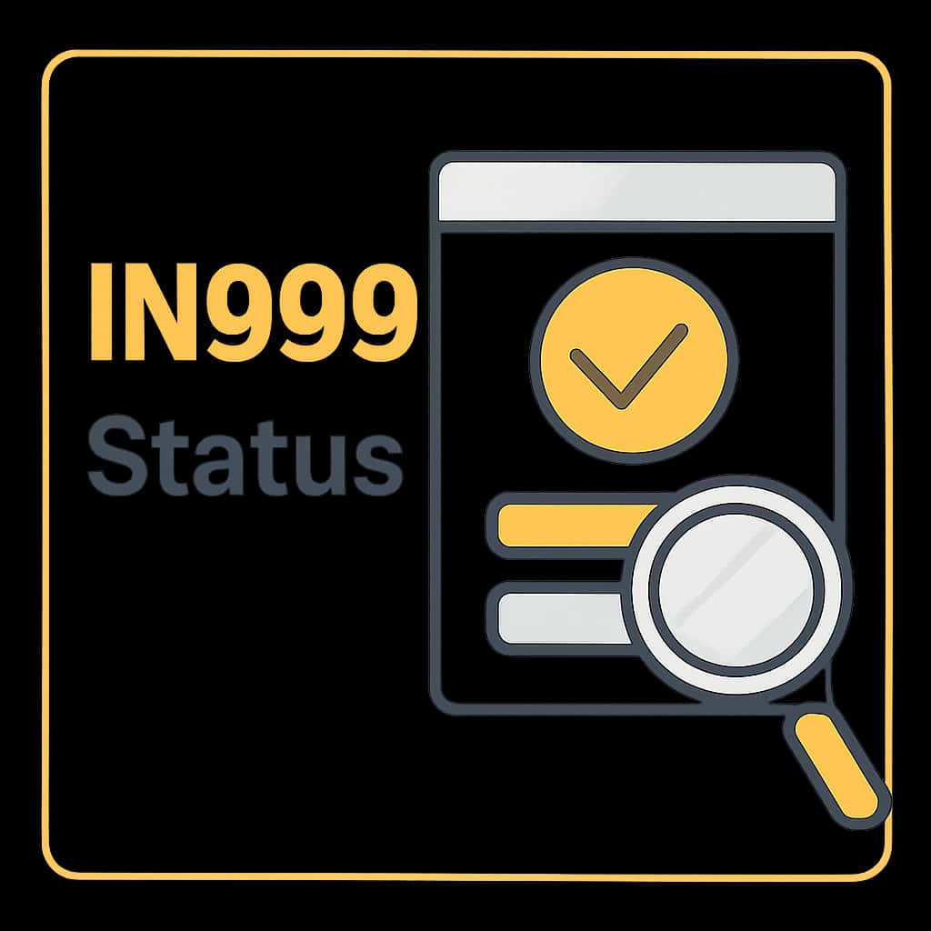 Illustration demonstrating the IN999 server status and updates.