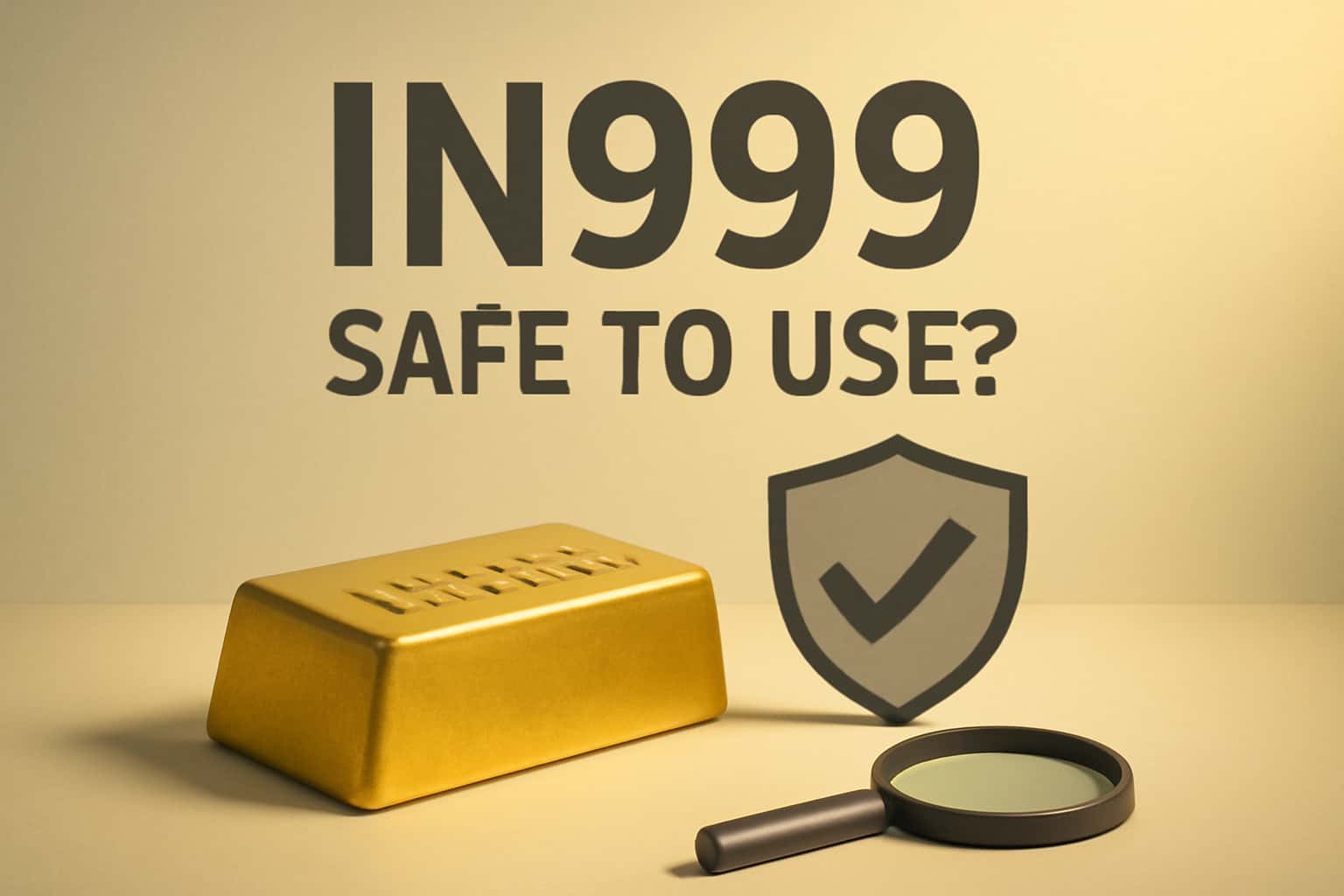 Informational scene discussing the safety of IN999