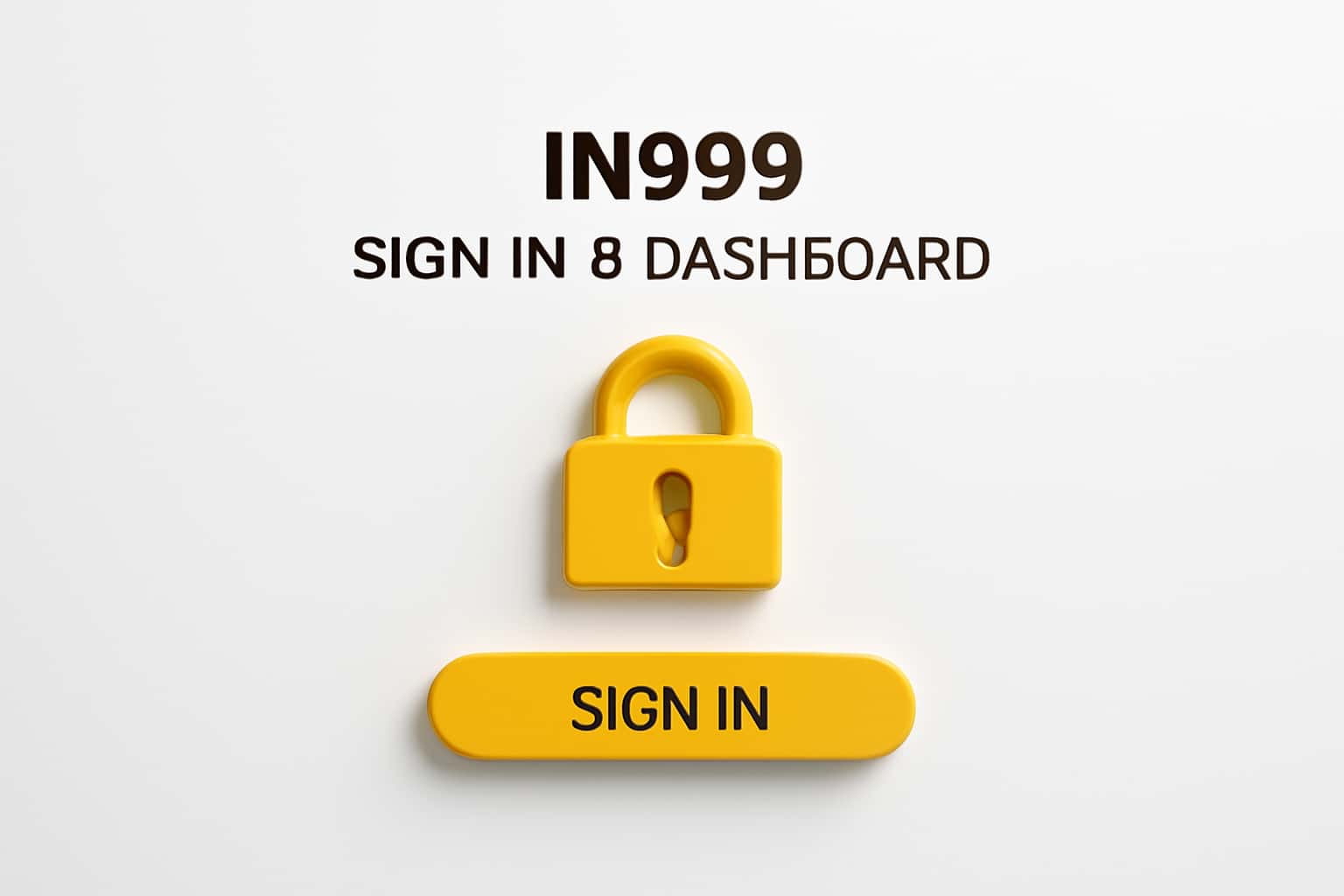 IN999 Sign In & Dashboard Interface