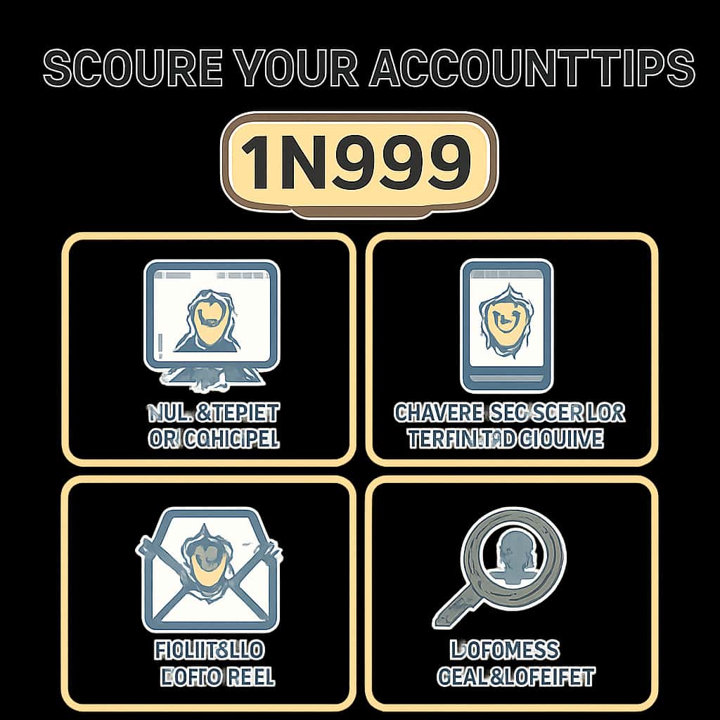 Illustration for Secure Your IN999 Account Tips.