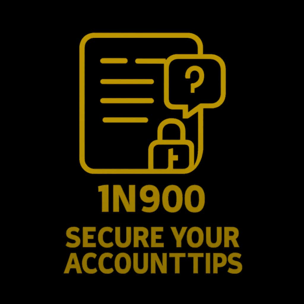 Icon representing Secure Your IN999 Account Tips.